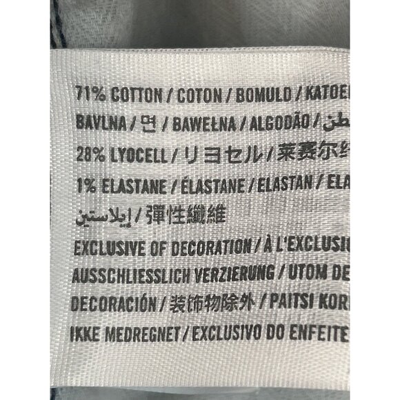 Abercrombie & Fitch‎ Jeans Womens 4 Blue Mom High-Waisted Paper Bag Belted Waist - Picture 7 of 8